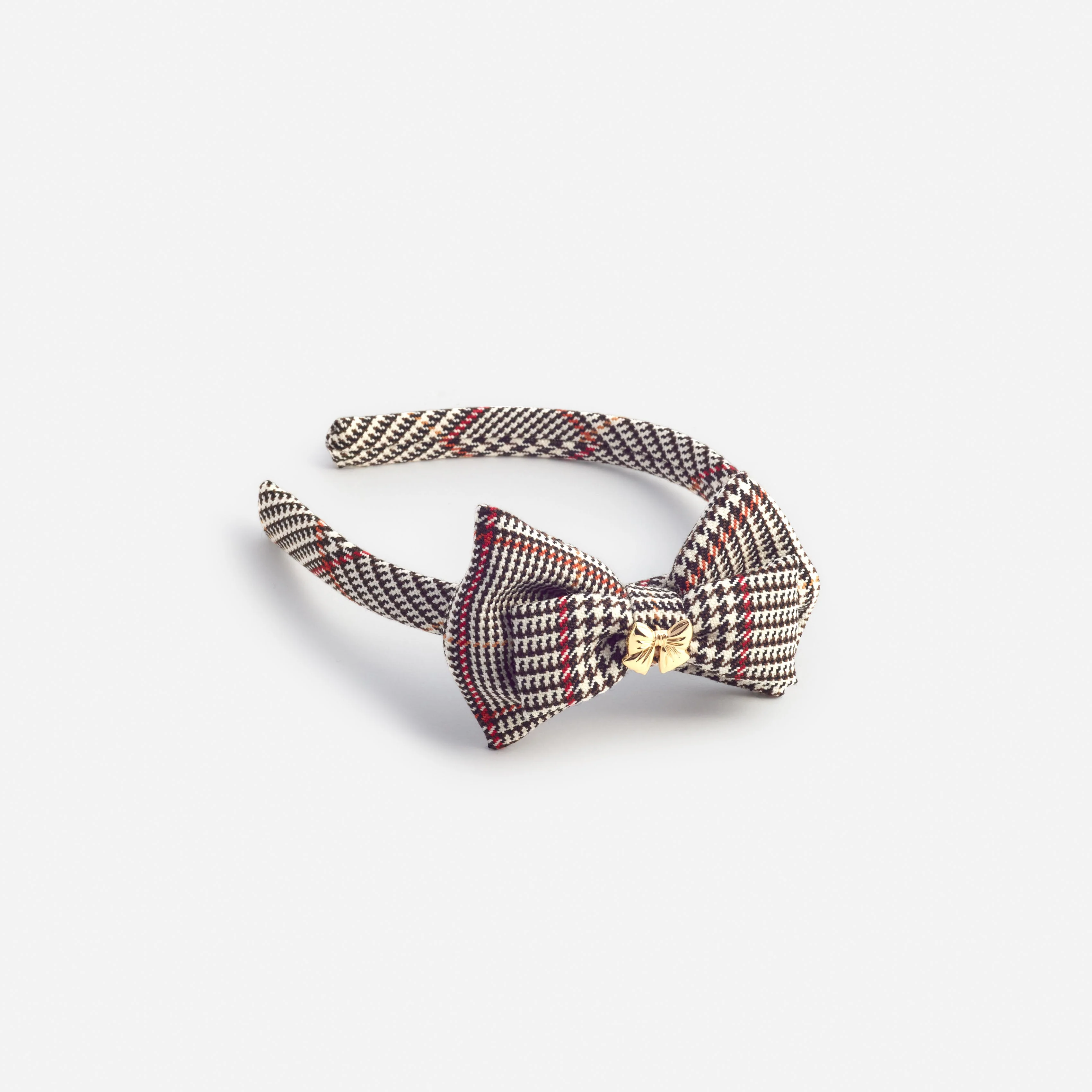Brown Check Headband - Image 2