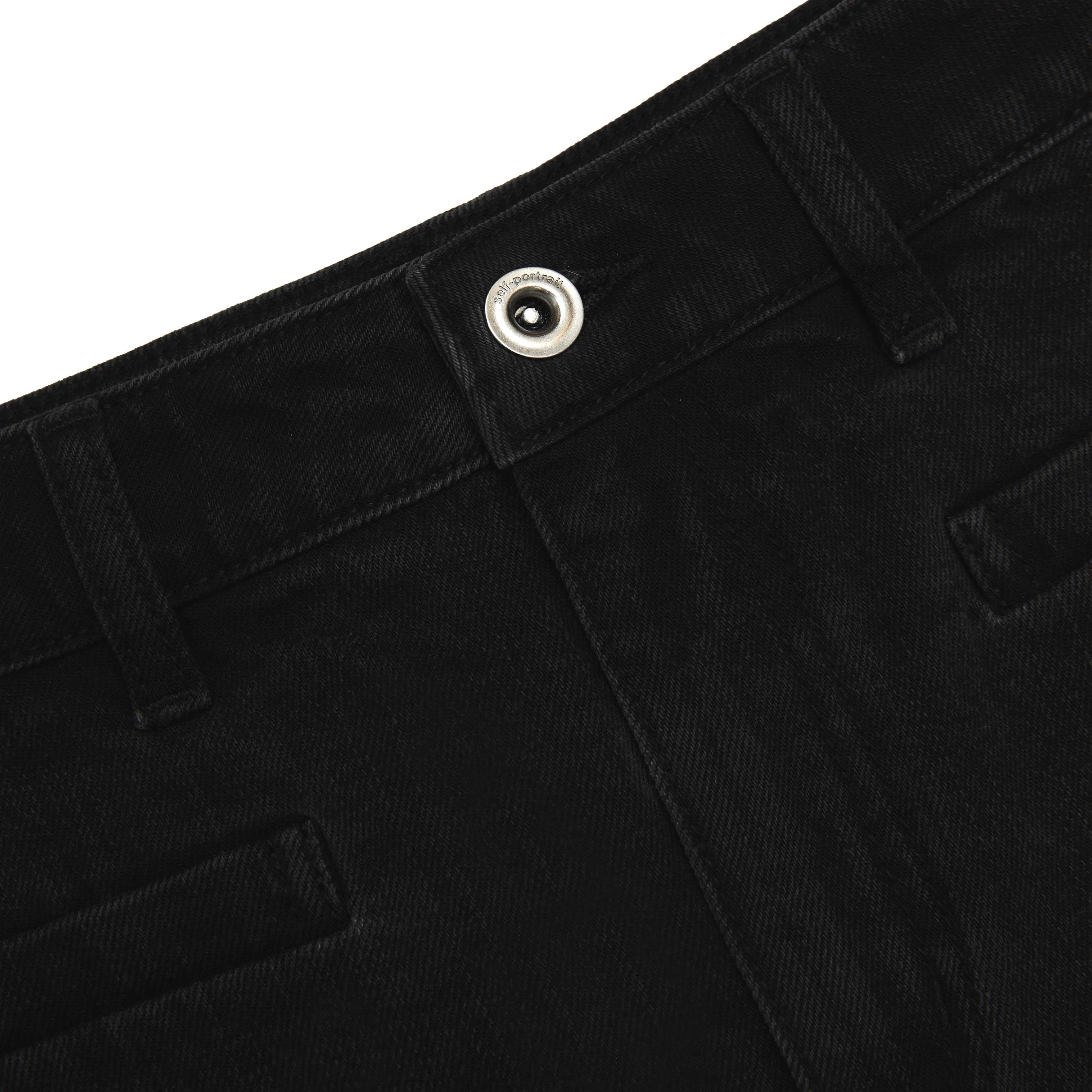 Black Denim Shorts - Image 5