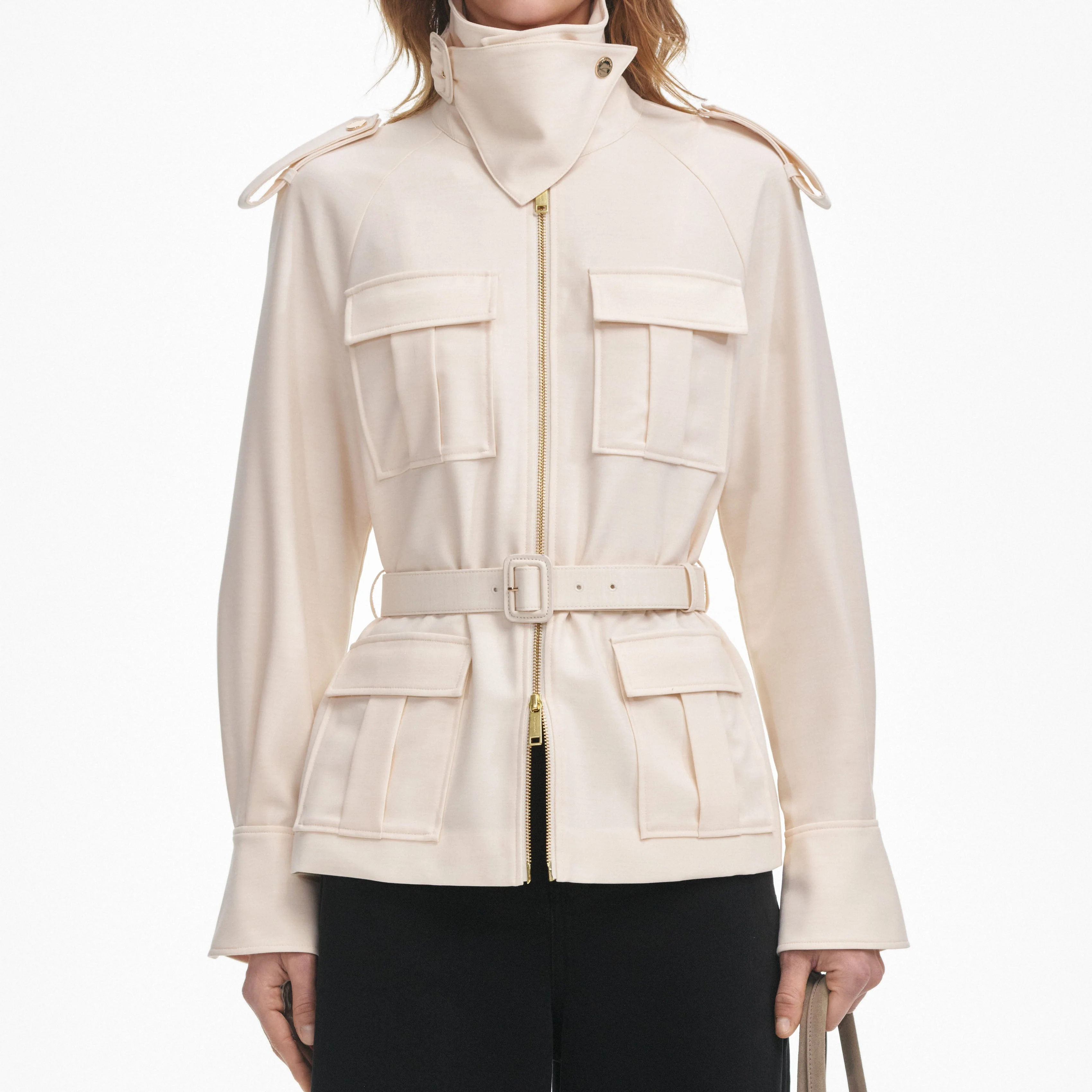 Cream Twill Jacket - Image 4
