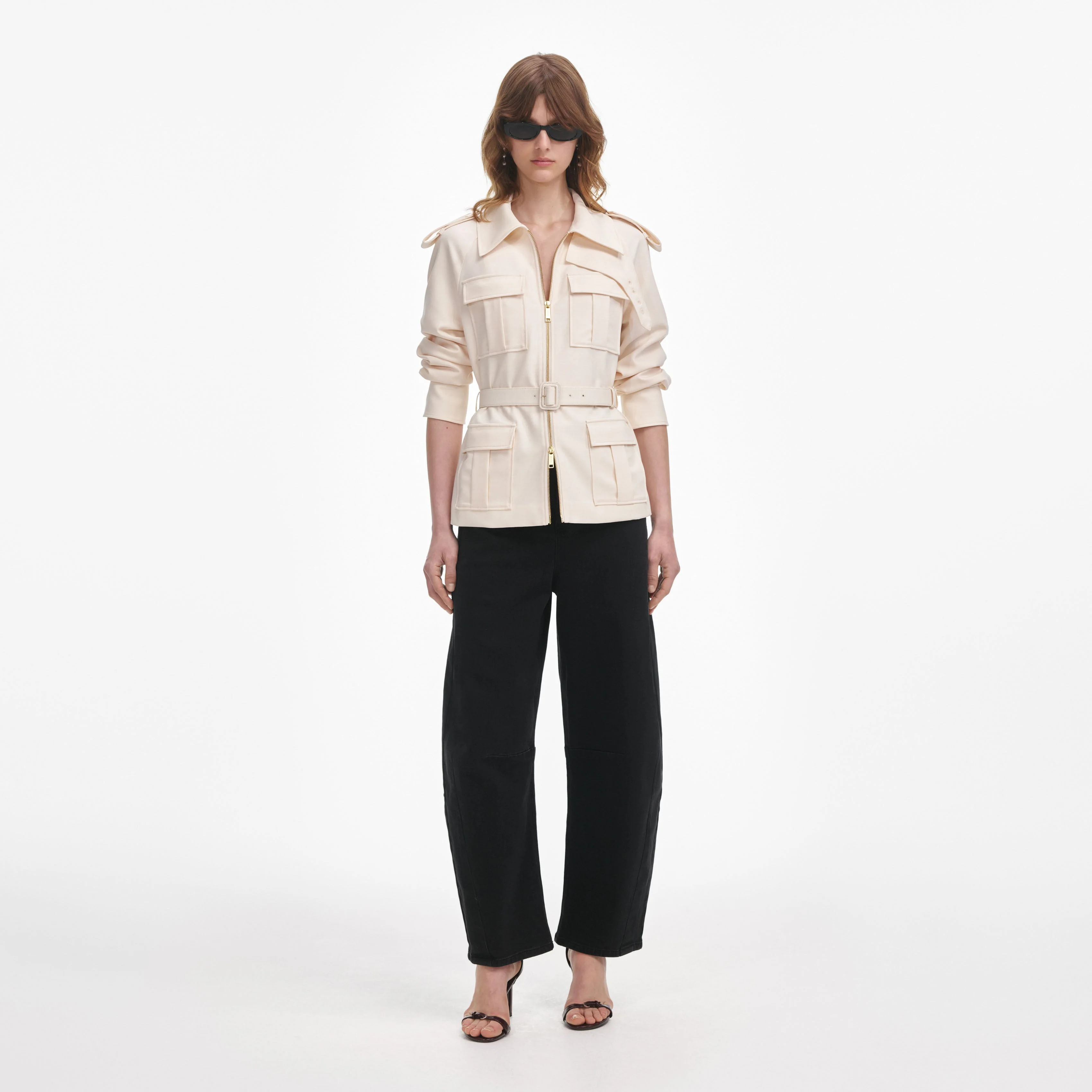 Cream Twill Jacket - Image 5
