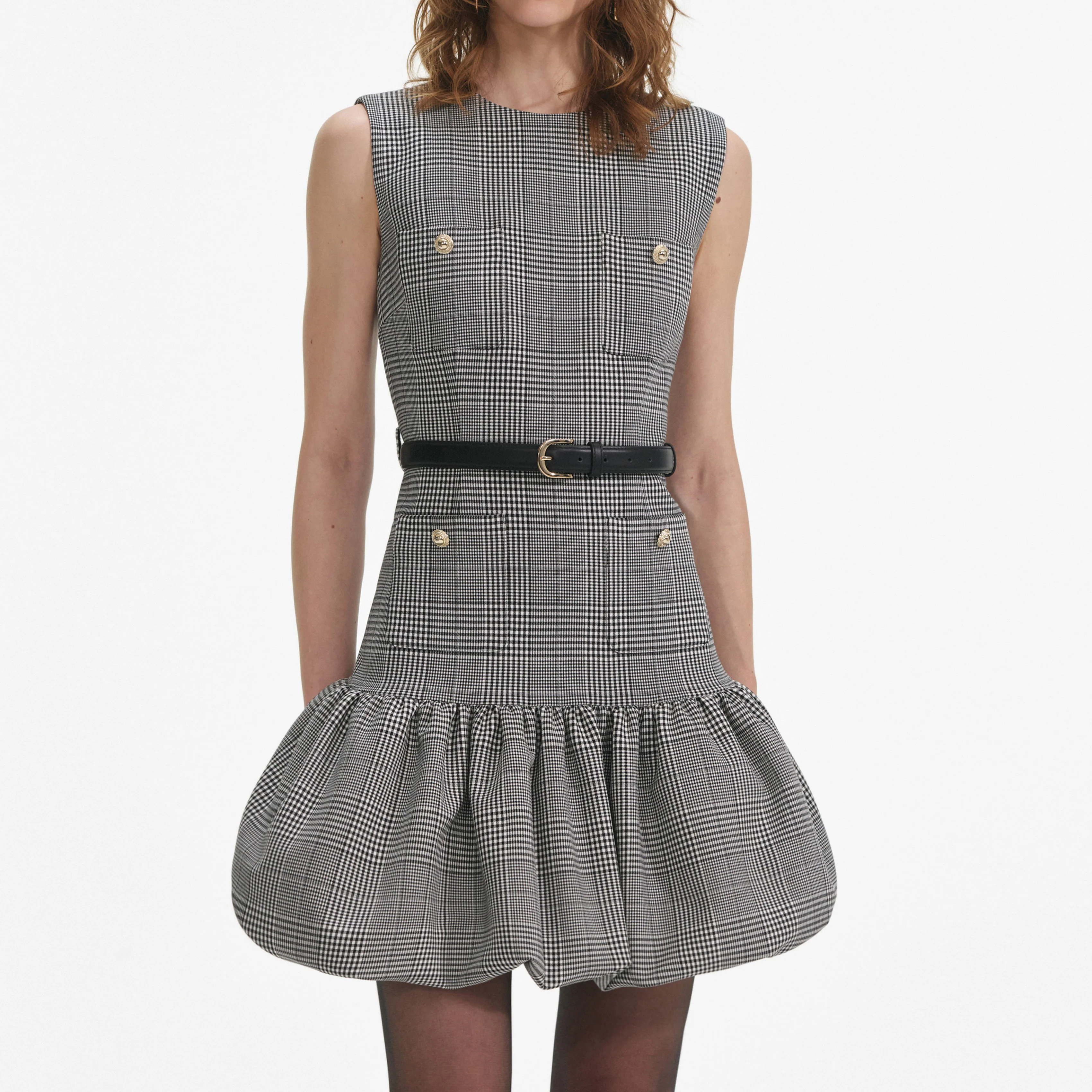 Prince Of Wales Check Mini Dress - Image 4