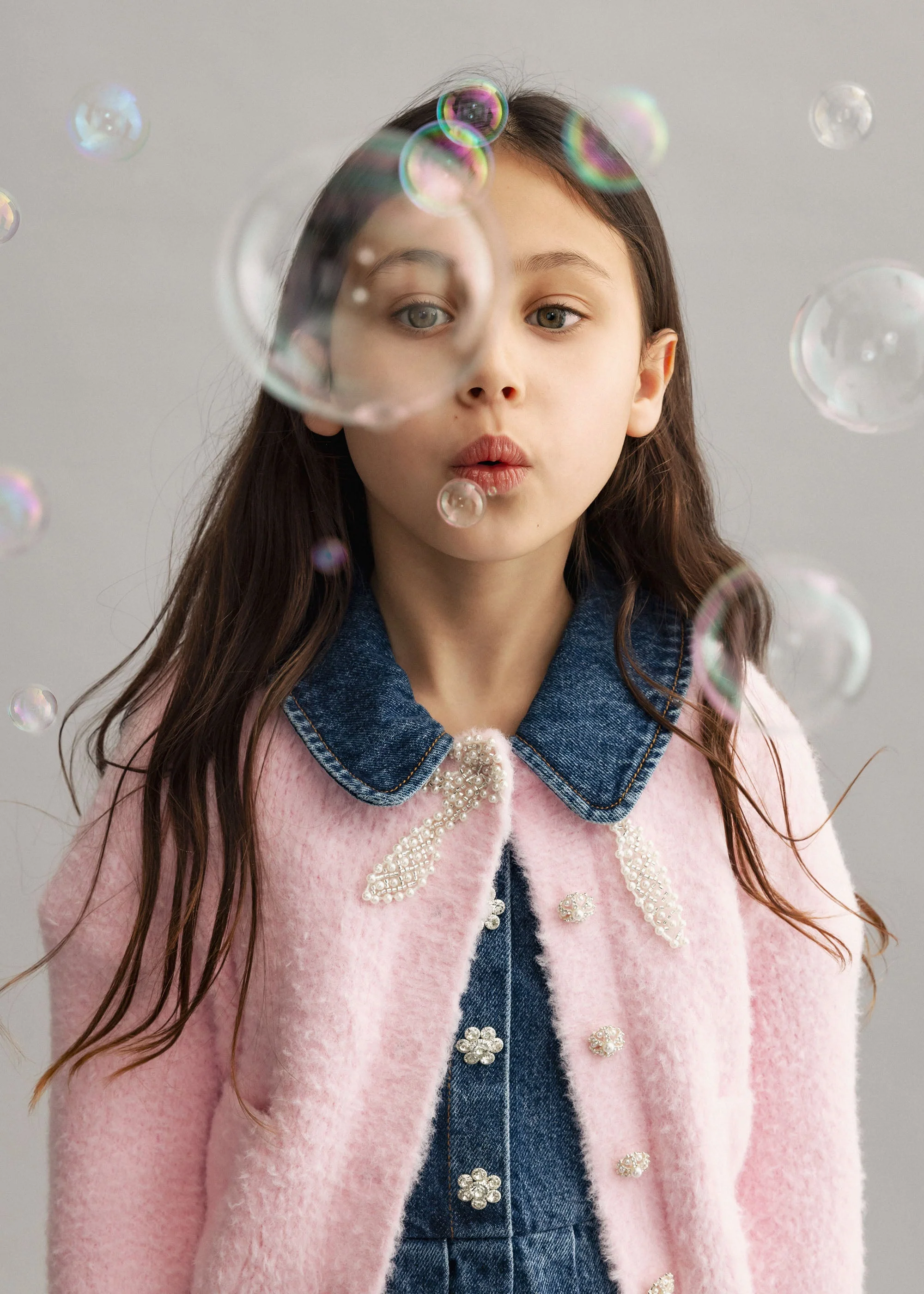 Pink Soft Knit Cardigan - Image 4